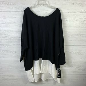 Style & Co Sweater Pull Over 3/4 Sleeves Plus 2X
